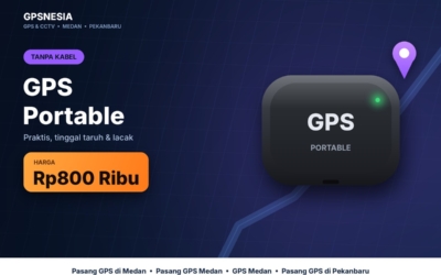 GPS portable tanpa kabel - GPS Medan, pasang GPS di Pekanbaru