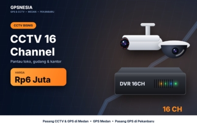 CCTV 16 channel dengan DVR - pasang CCTV di Medan dan Pekanbaru