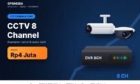 CCTV 8 channel dengan DVR - pasang CCTV di Medan dan Pekanbaru
